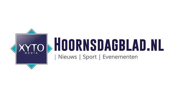 Logo krant Hoorn - Hoorns Dagblad op een transparante achtergrond - 600 * 337 pixels 